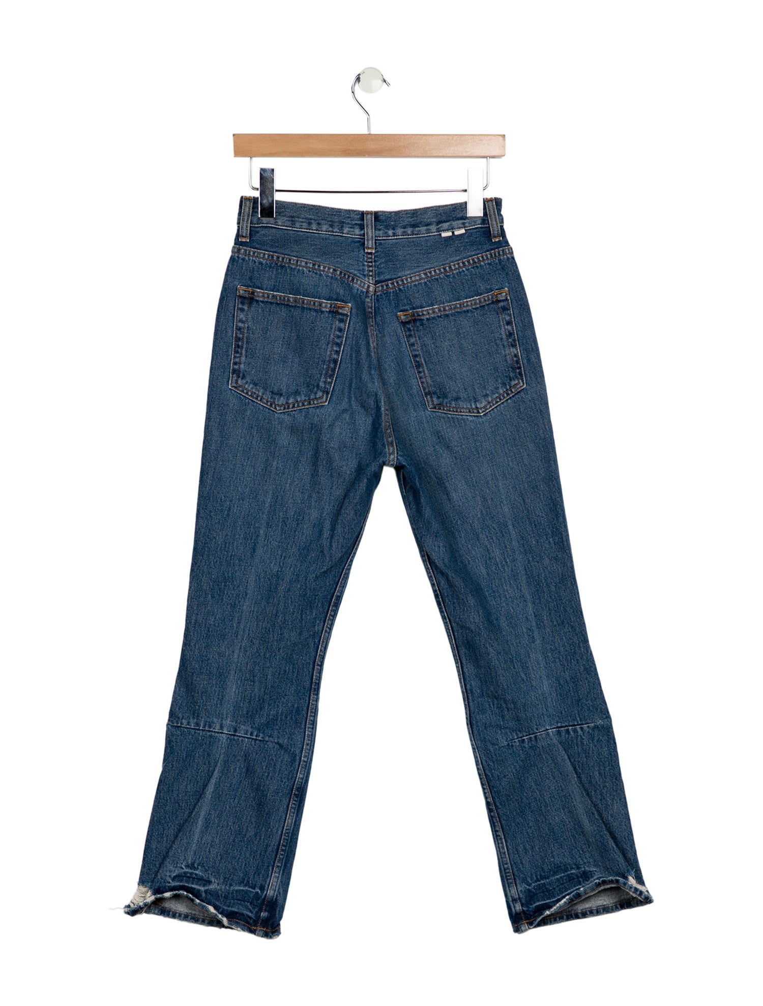 Proenza Schouler High-Rise Straight Leg Jeans