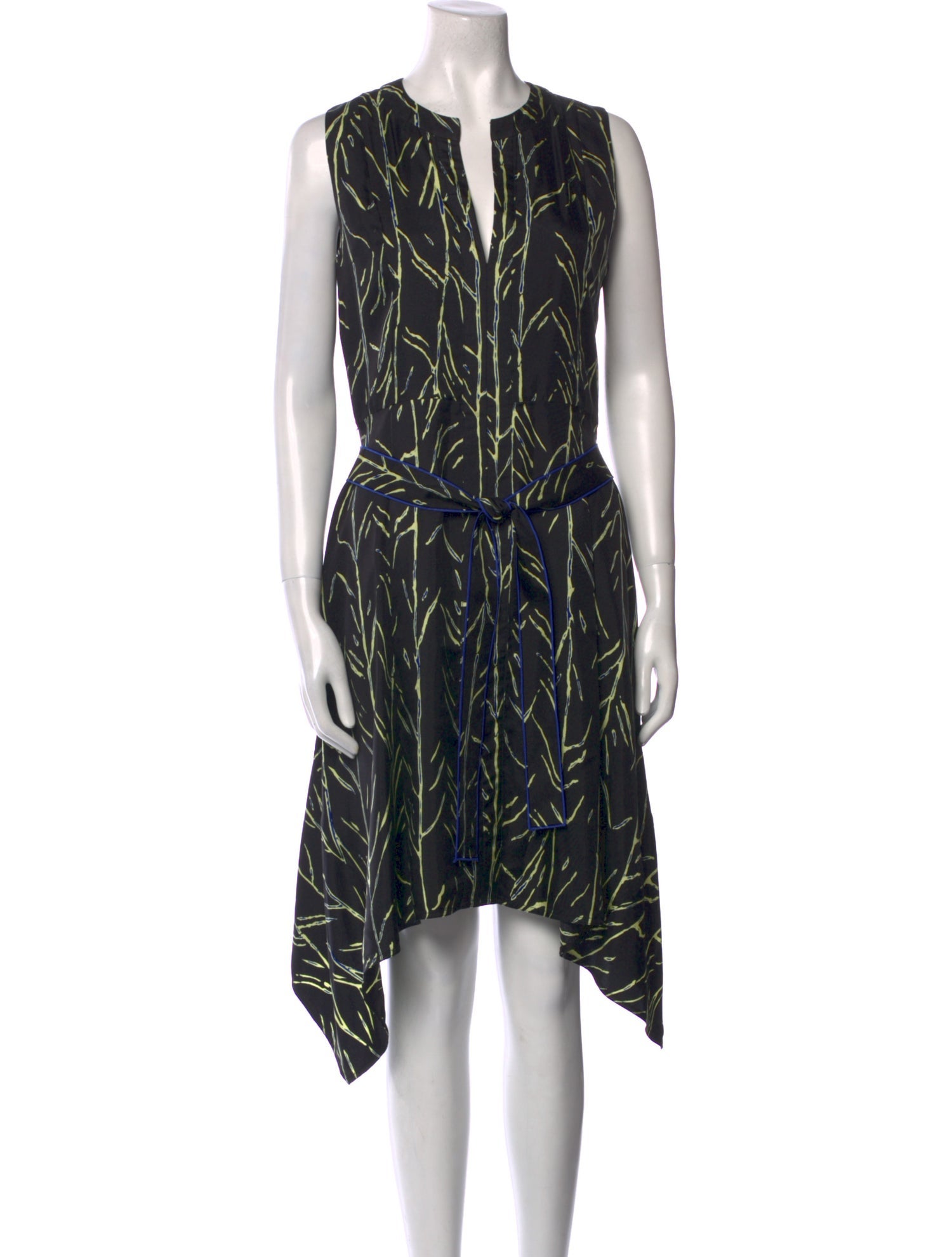 Proenza Schouler Printed Midi Length Dress