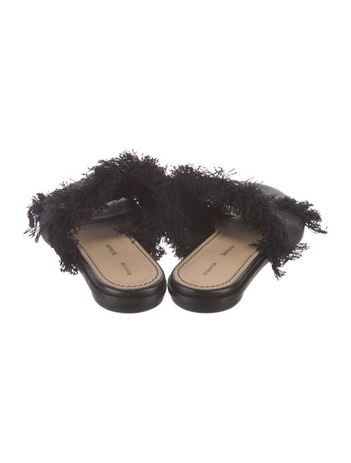 Proenza Schouler Canvas Floral Print Slides