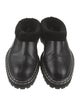 Proenza Schouler Leather Fur Trim Mules