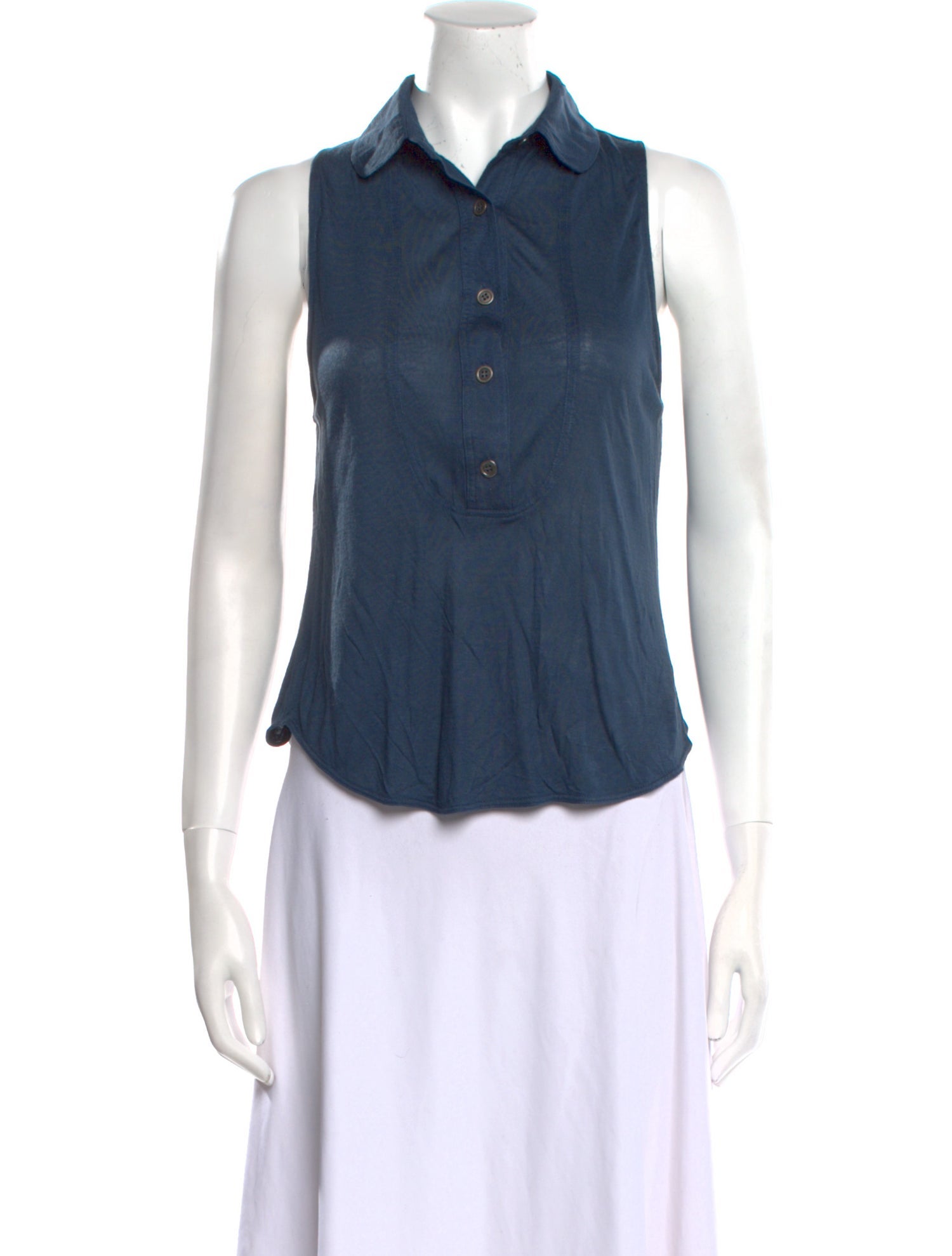 Proenza Schouler Sleeveless Button-Up Top