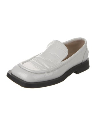 Proenza Schouler Embossed Leather Loafers