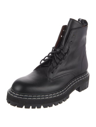 Proenza Schouler Leather Combat Boots