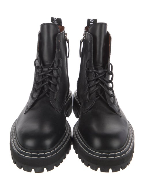 Proenza Schouler Leather Combat Boots