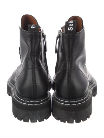Proenza Schouler Leather Combat Boots