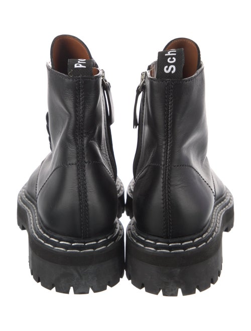 Proenza Schouler Leather Combat Boots
