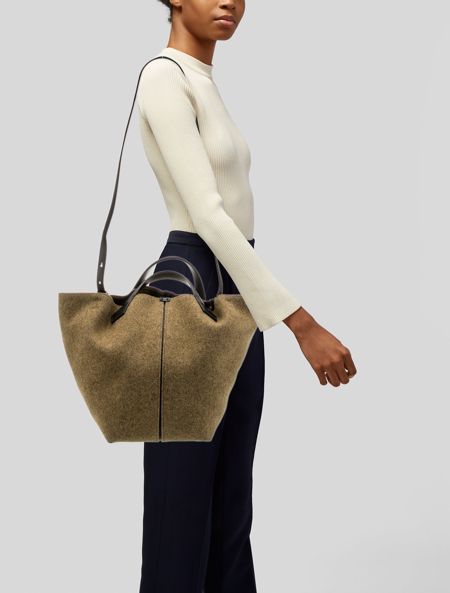 Proenza Schouler Felt Bucket Bag