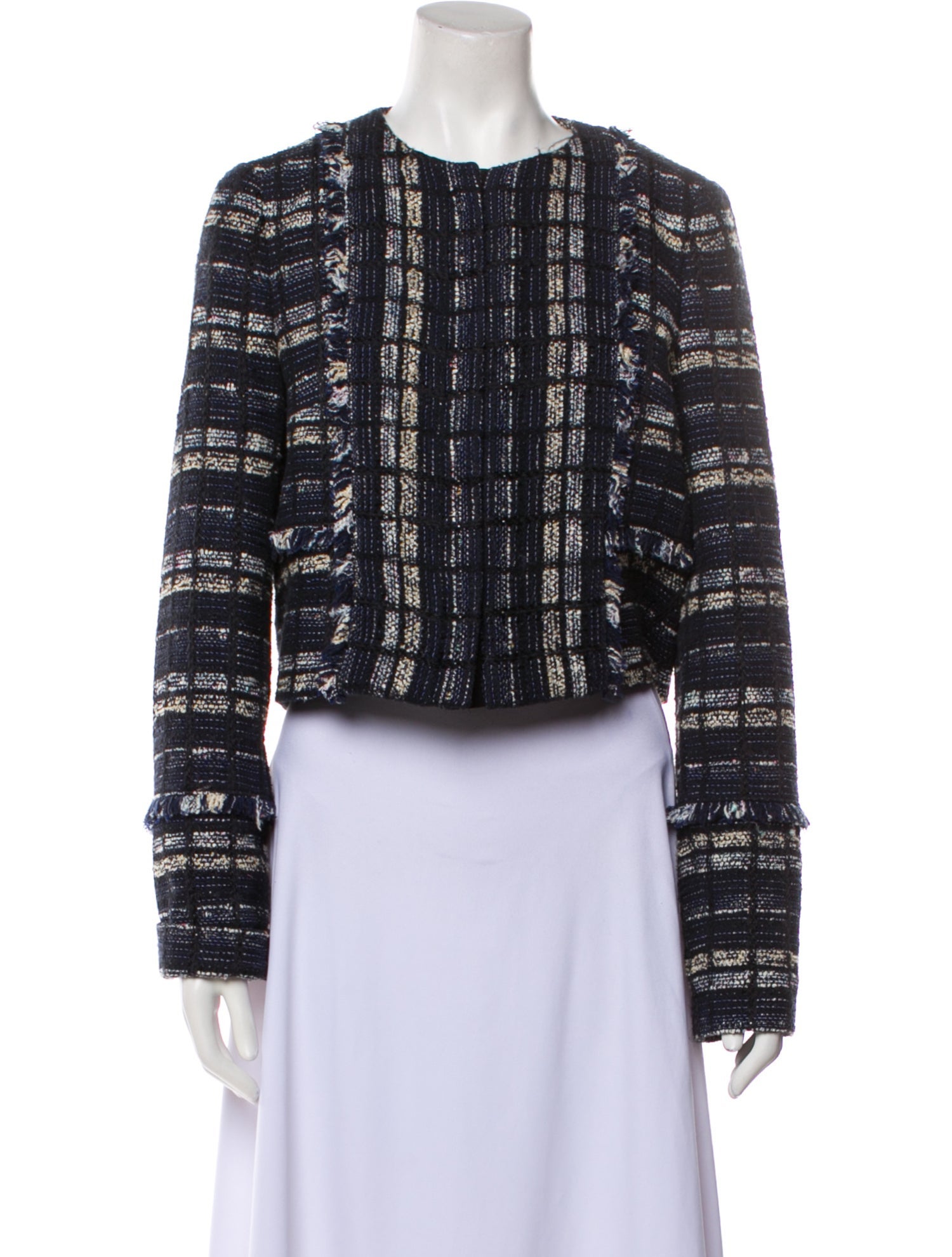 Proenza Schouler Tweed Pattern Evening Jacket