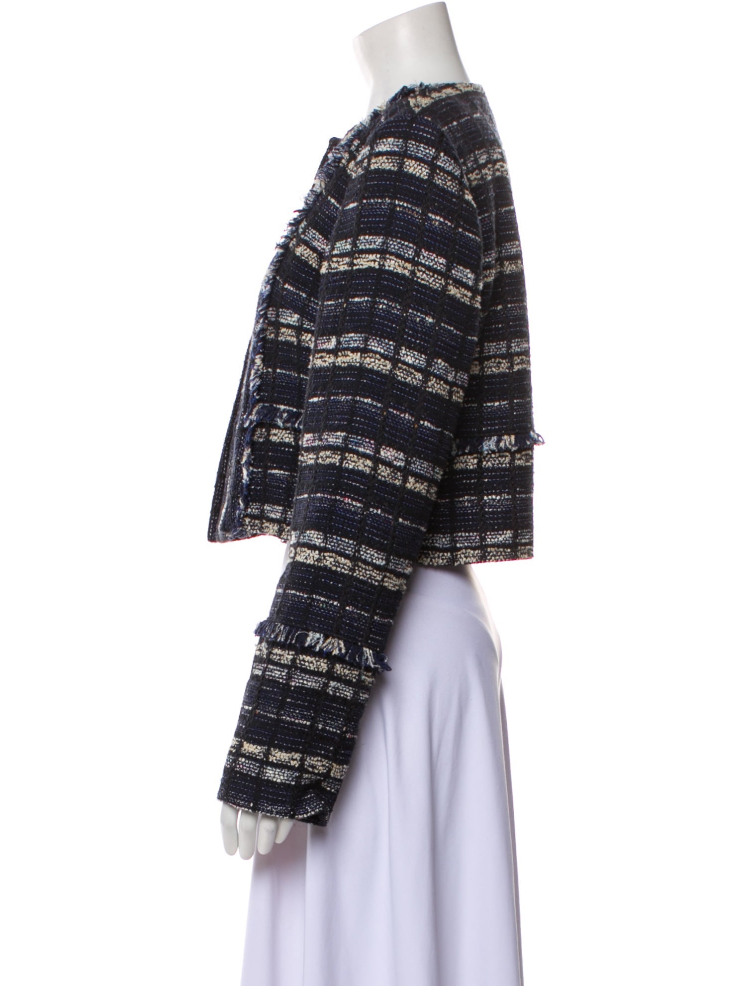 Proenza Schouler Tweed Pattern Evening Jacket