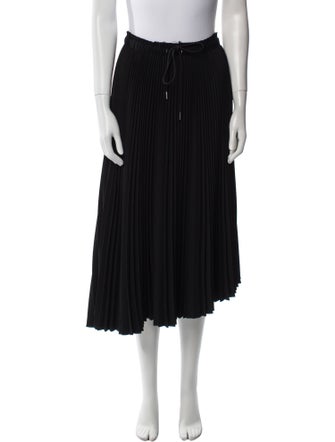 Proenza Schouler Grosgrain Trim Midi Length Skirt