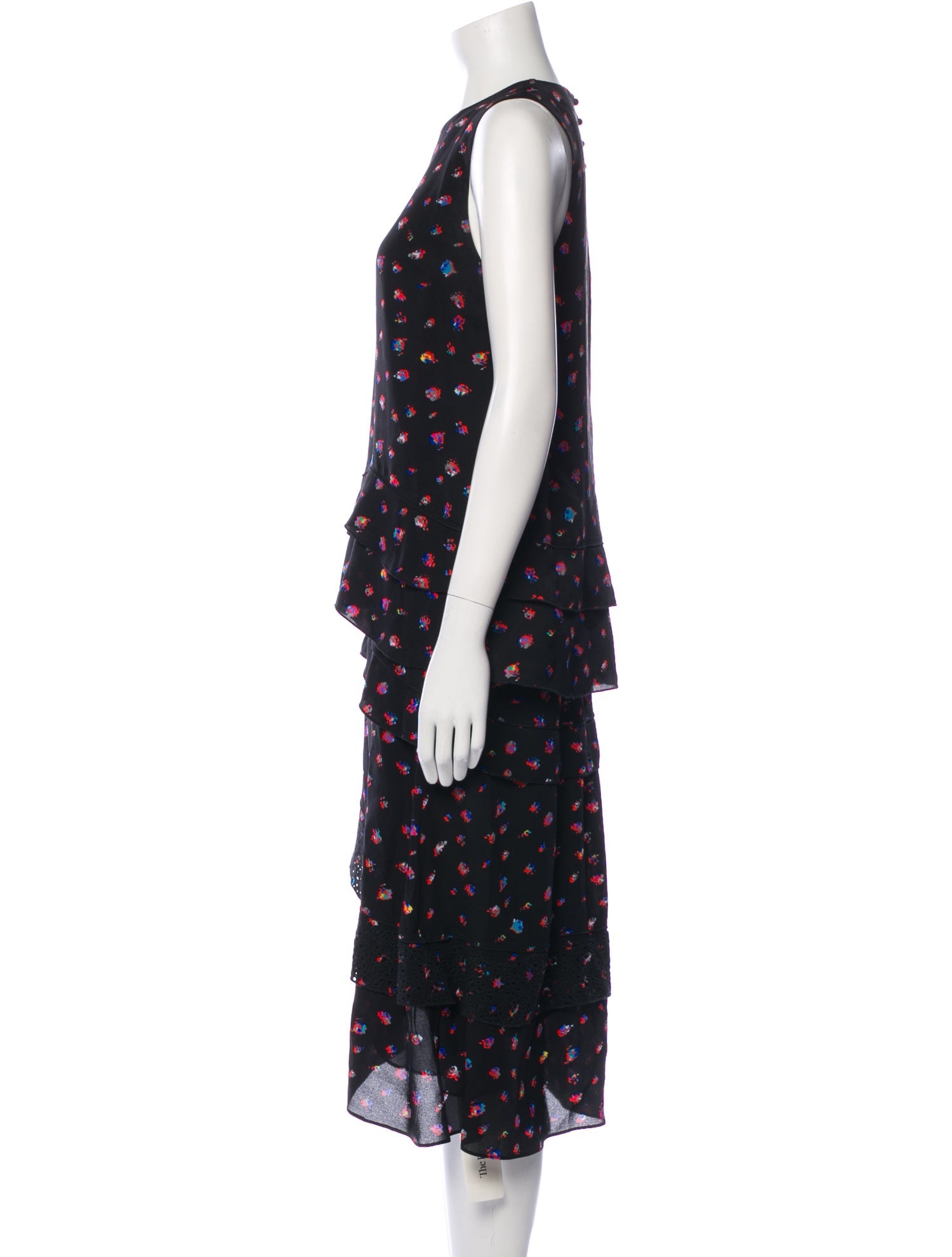 Proenza Schouler Silk Printed Skirt Set