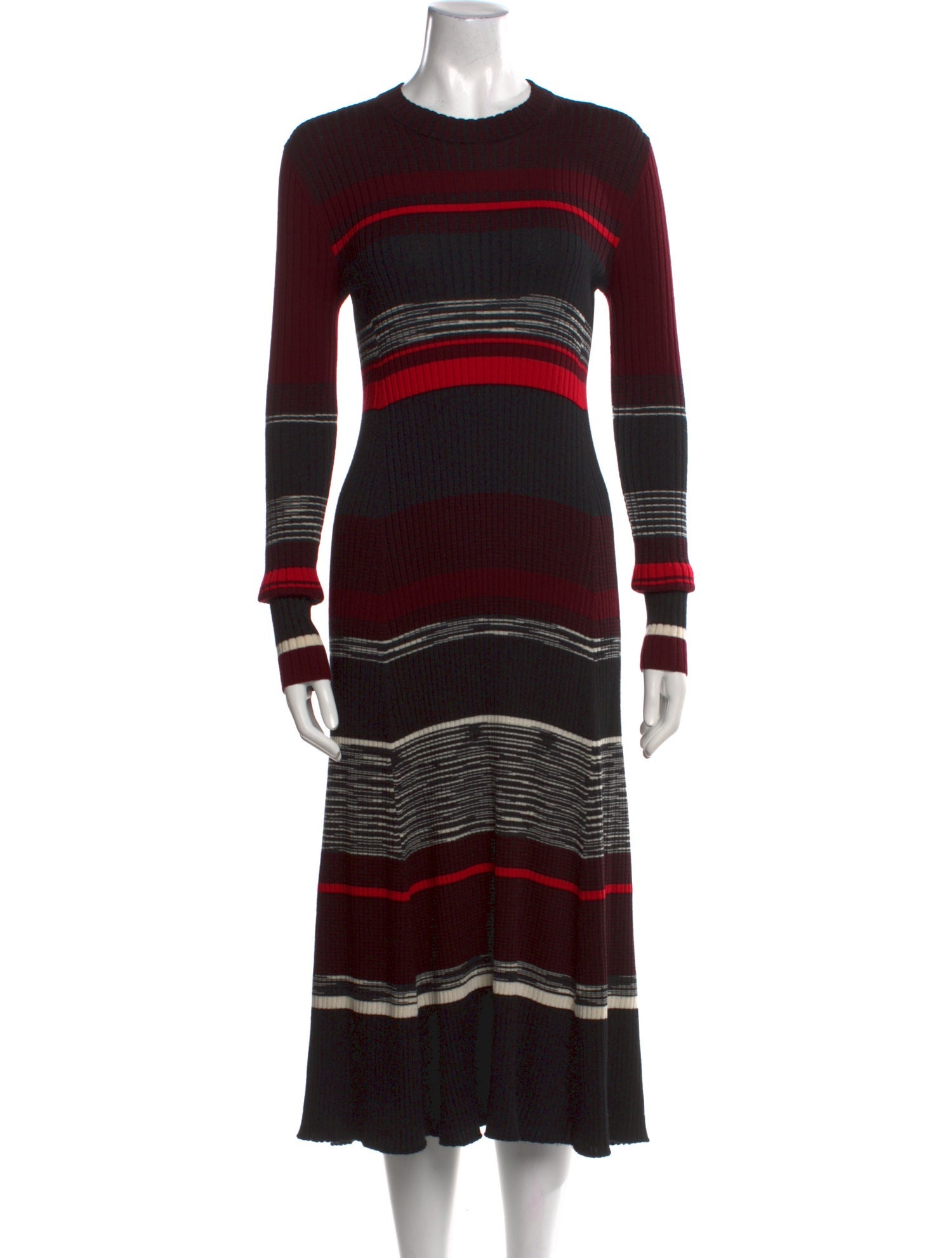 Proenza Schouler Striped Long Dress