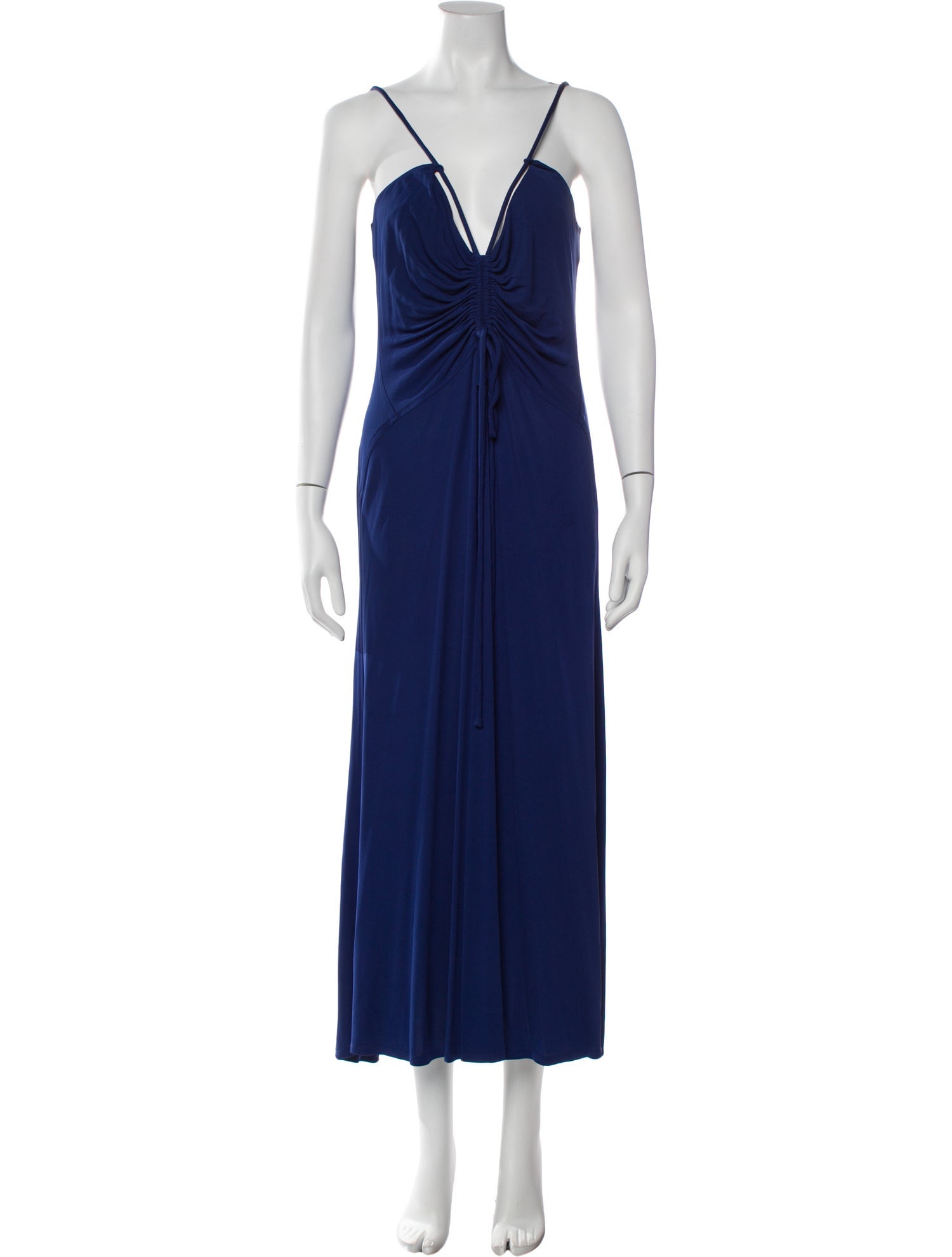Proenza Schouler Plunge Neckline Long Dress