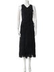 Proenza Schouler V-Neck Long Dress
