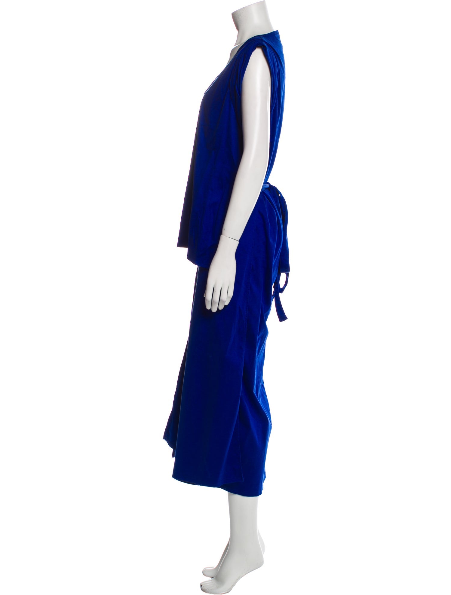 Proenza Schouler Scoop Neck Long Dress