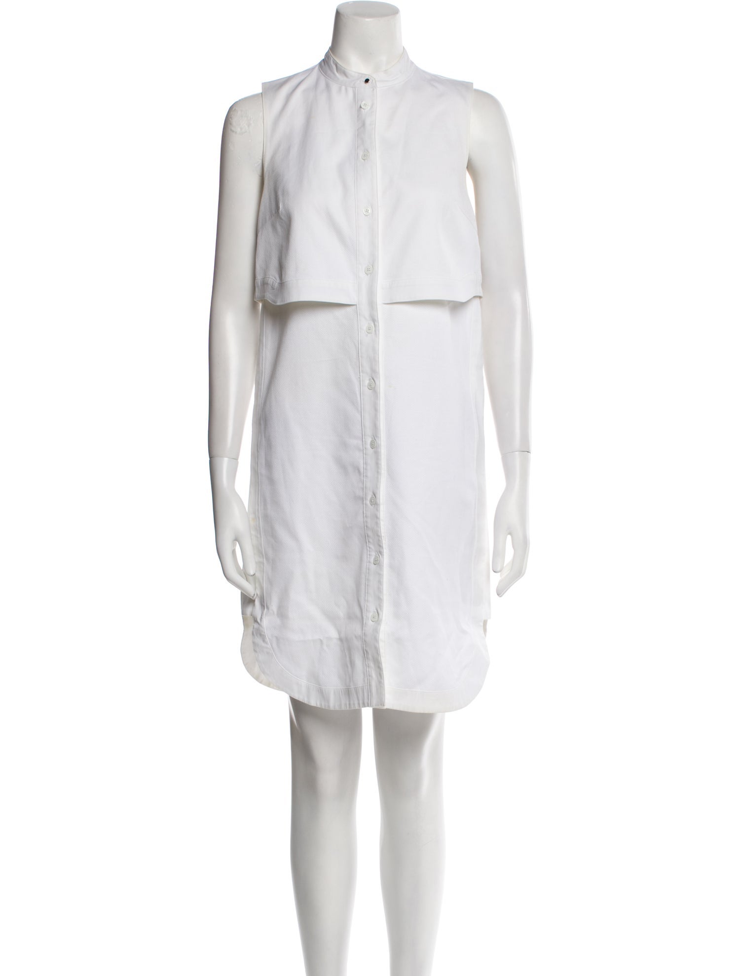 Proenza Schouler Mock Neck Mini Dress