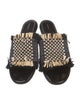 Proenza Schouler Straw Patterned Slides