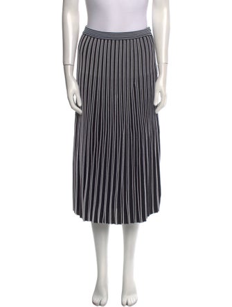 Proenza Schouler Striped Midi Length Skirt
