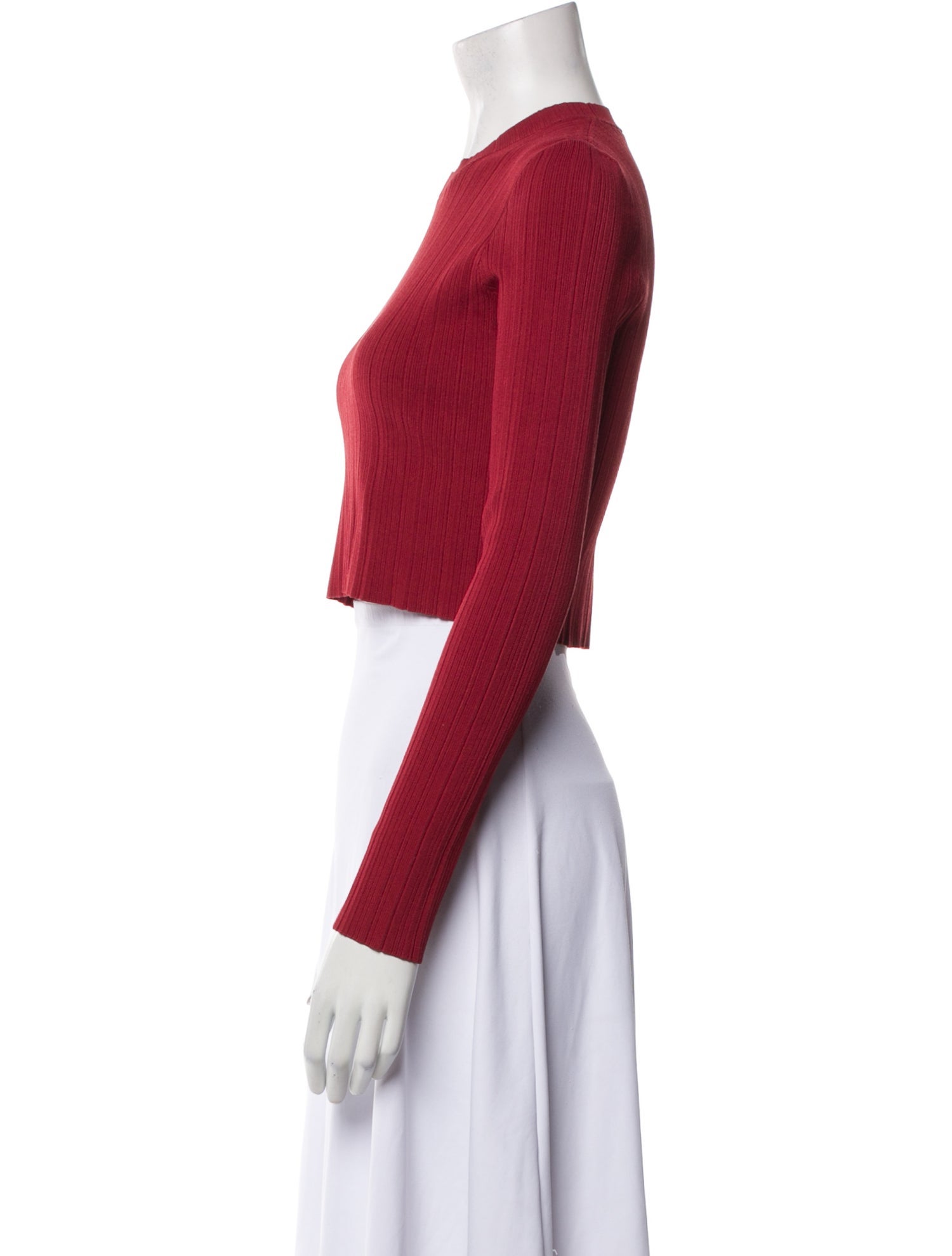Proenza Schouler Wool Crew Neck Crop Top
