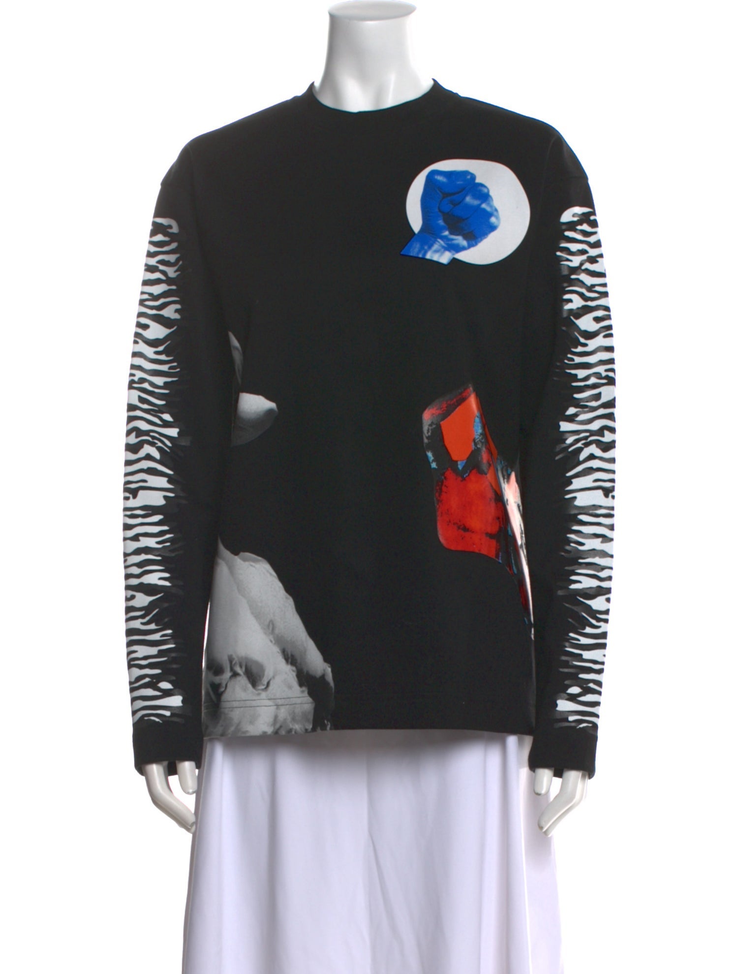 Proenza Schouler Graphic Print Crew Neck Sweatshirt