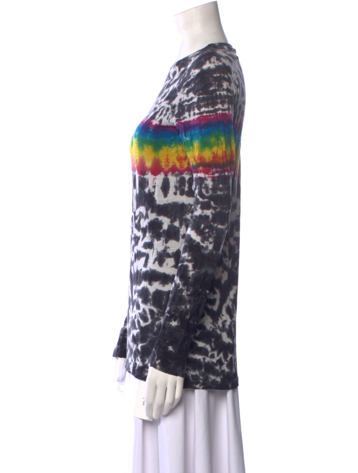 Proenza Schouler Tie-Dye Print Crew Neck Sweatshirt