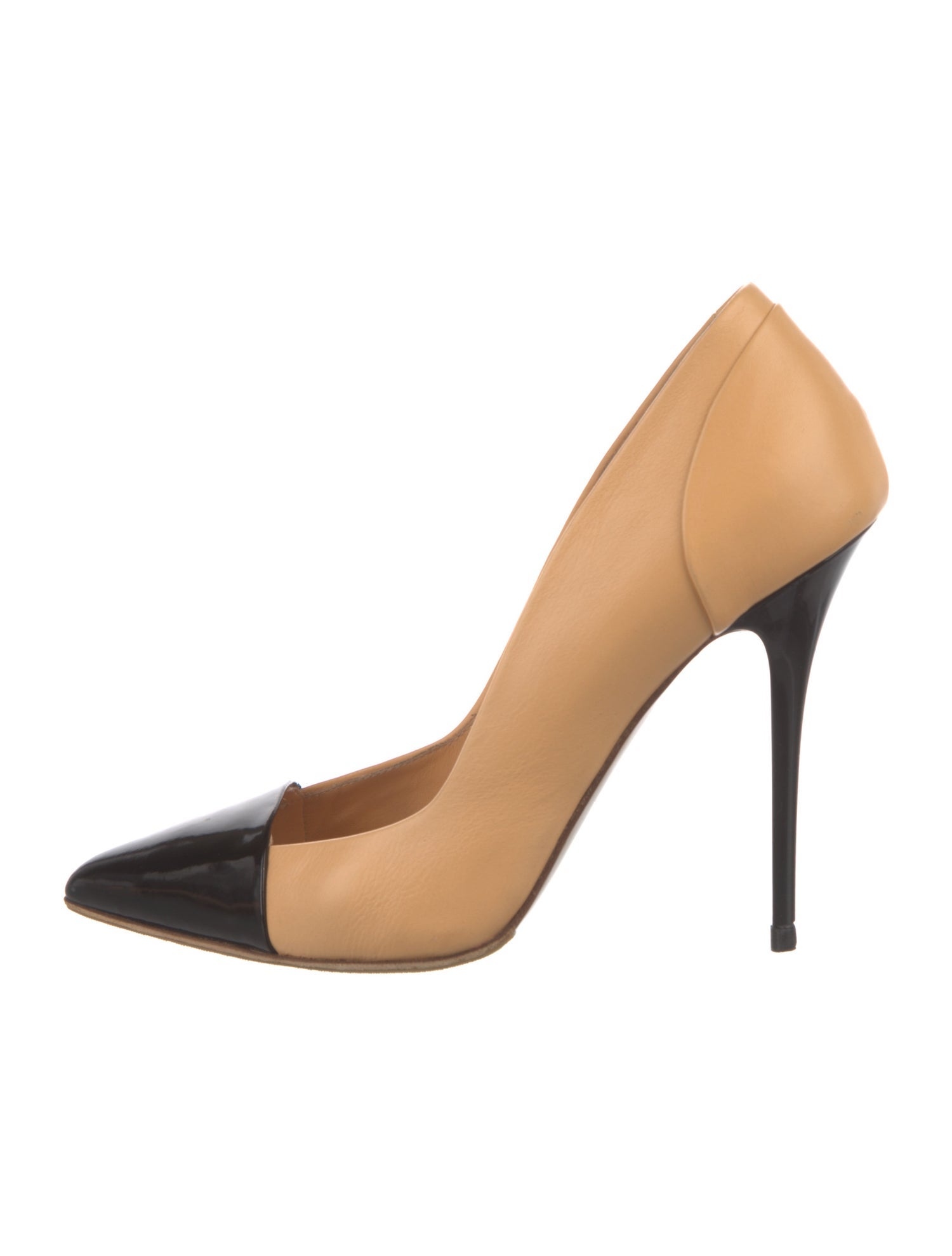 Proenza Schouler Leather Colorblock Pattern Pumps