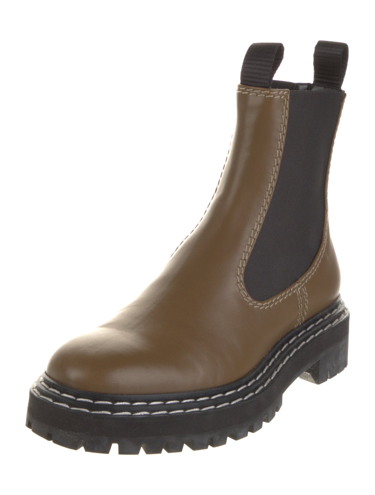 Proenza Schouler Leather Chelsea Boots