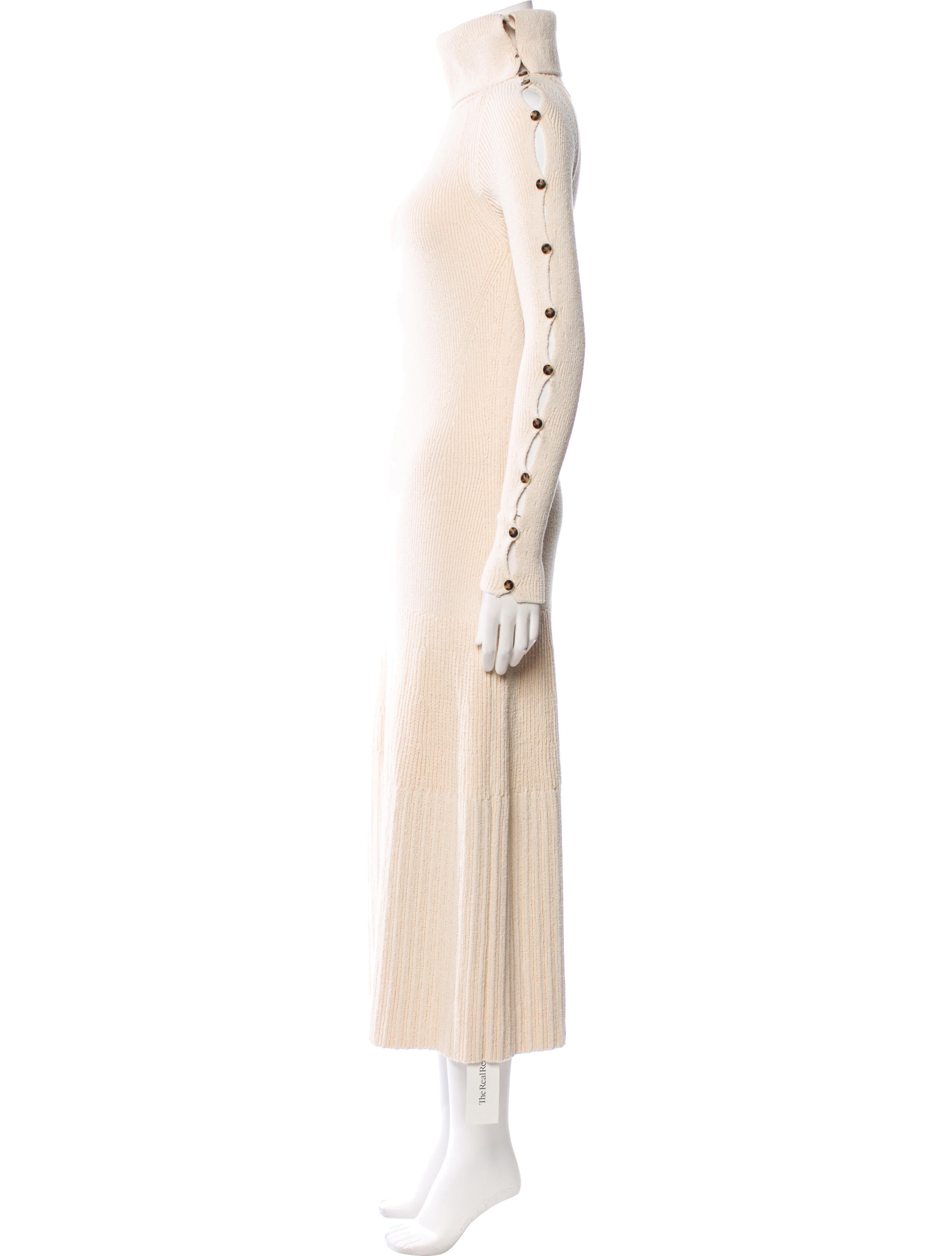 Proenza Schouler Mock Neck Long Dress