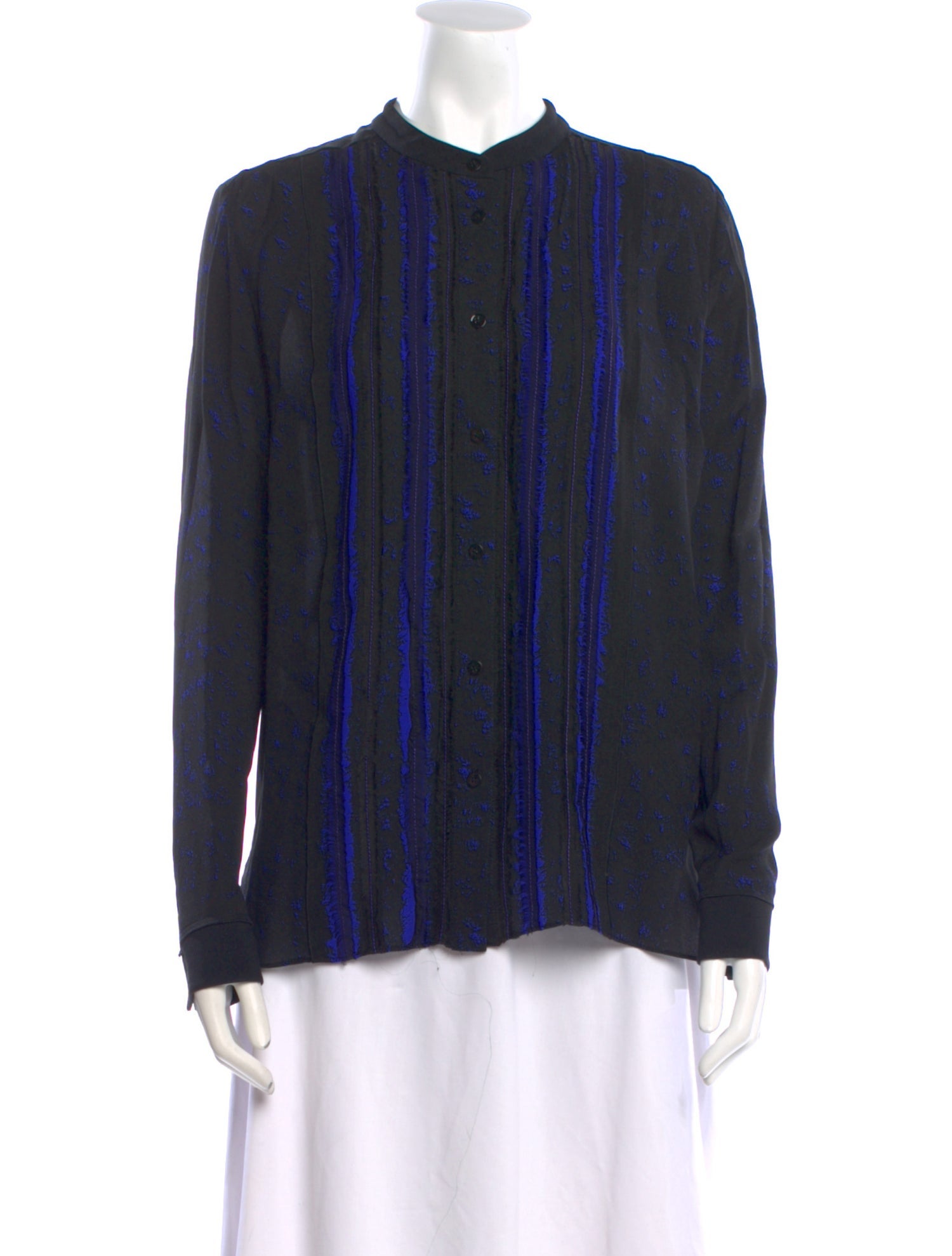 Proenza Schouler Silk Printed Blouse