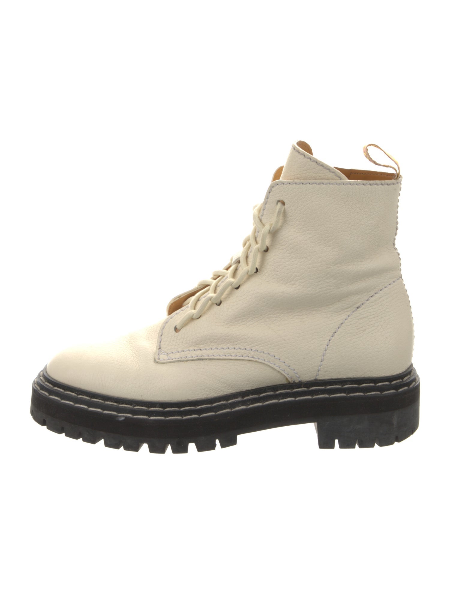 Proenza Schouler Leather Combat Boots