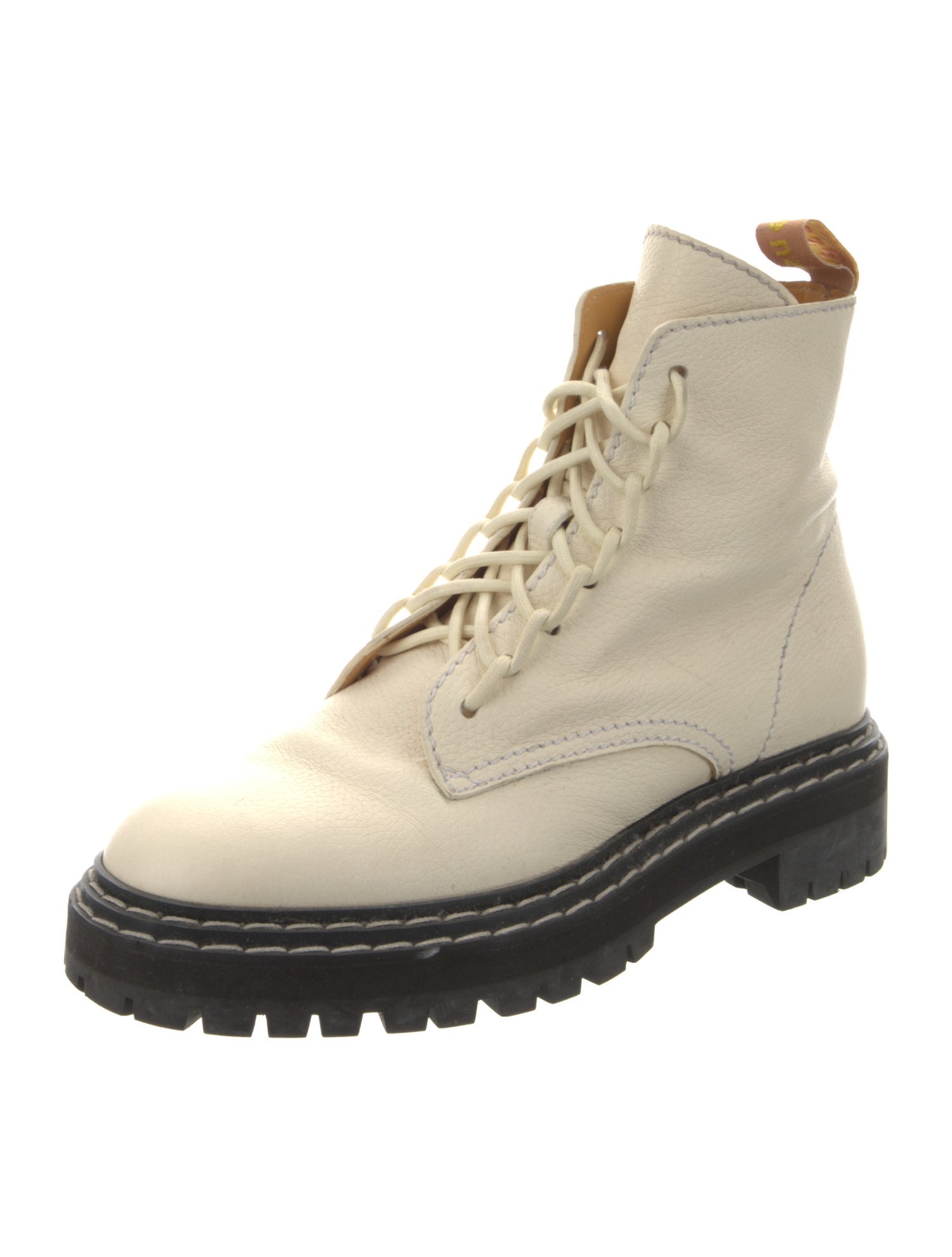 Proenza Schouler Leather Combat Boots