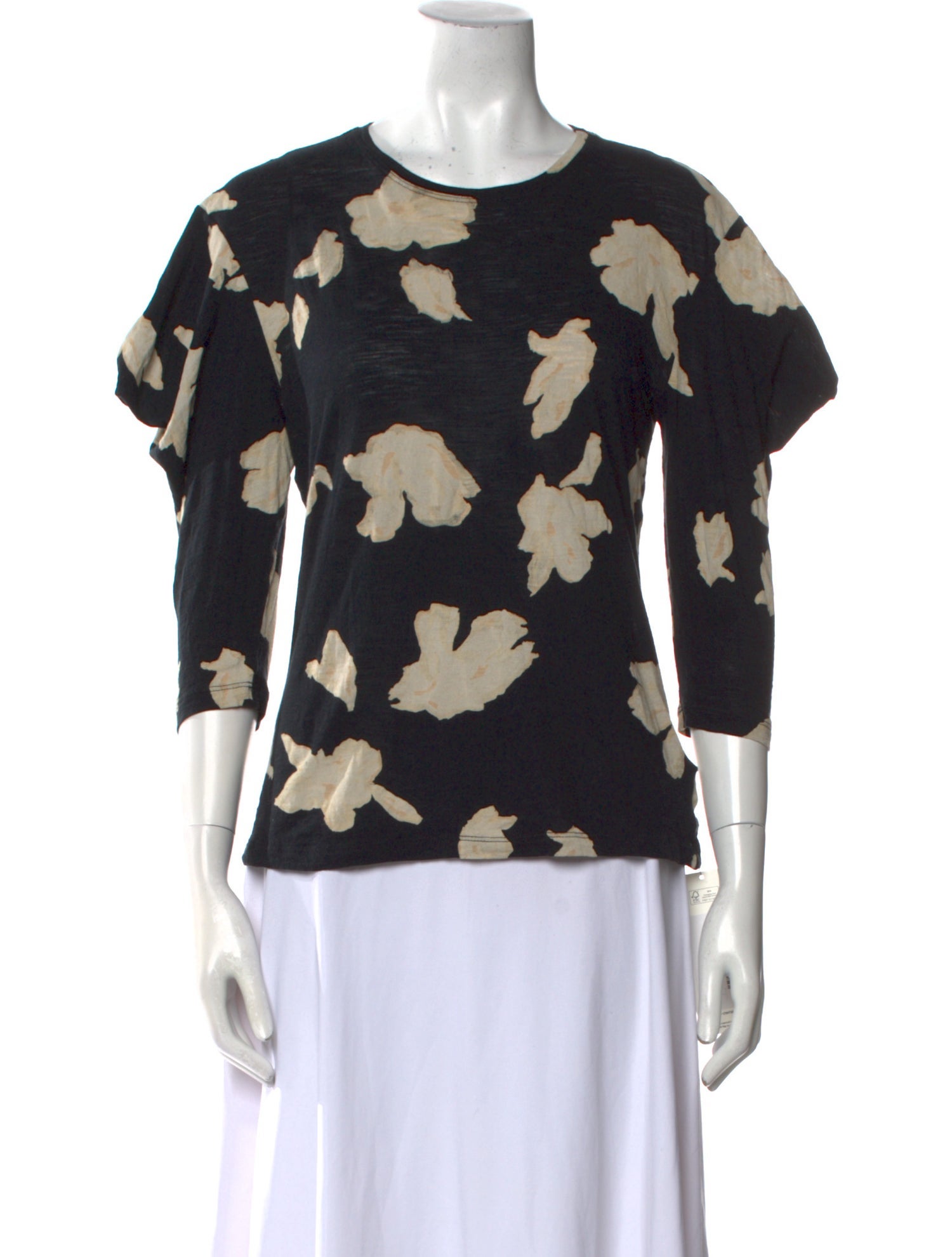 Proenza Schouler Printed Crew Neck Blouse
