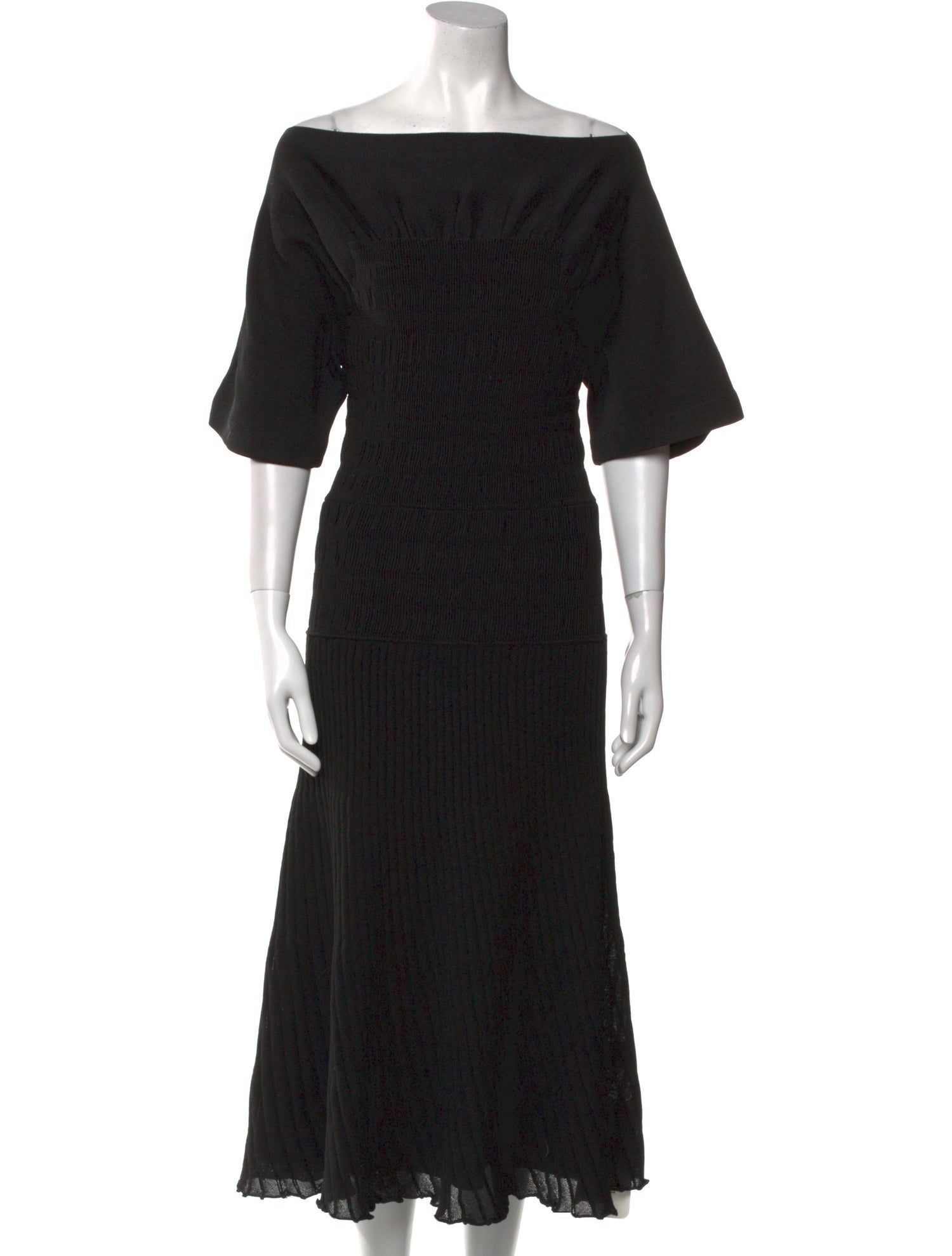 Proenza Schouler Bateau Neckline Midi Length Dress