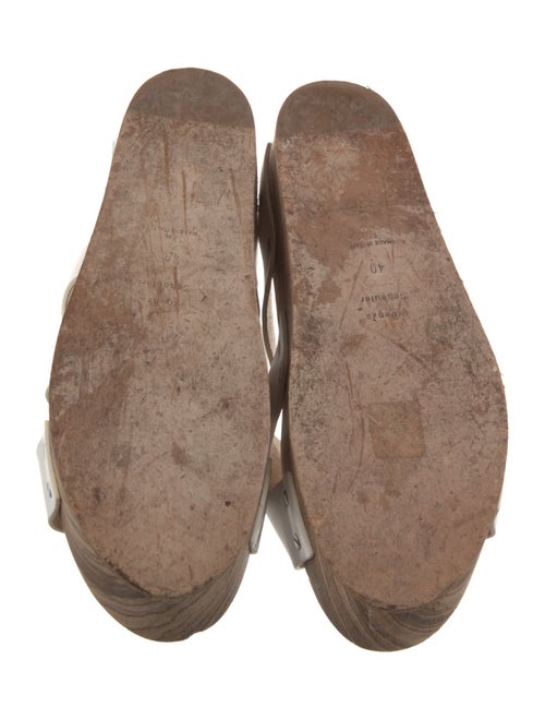 Proenza Schouler Leather Studded Accents Slides