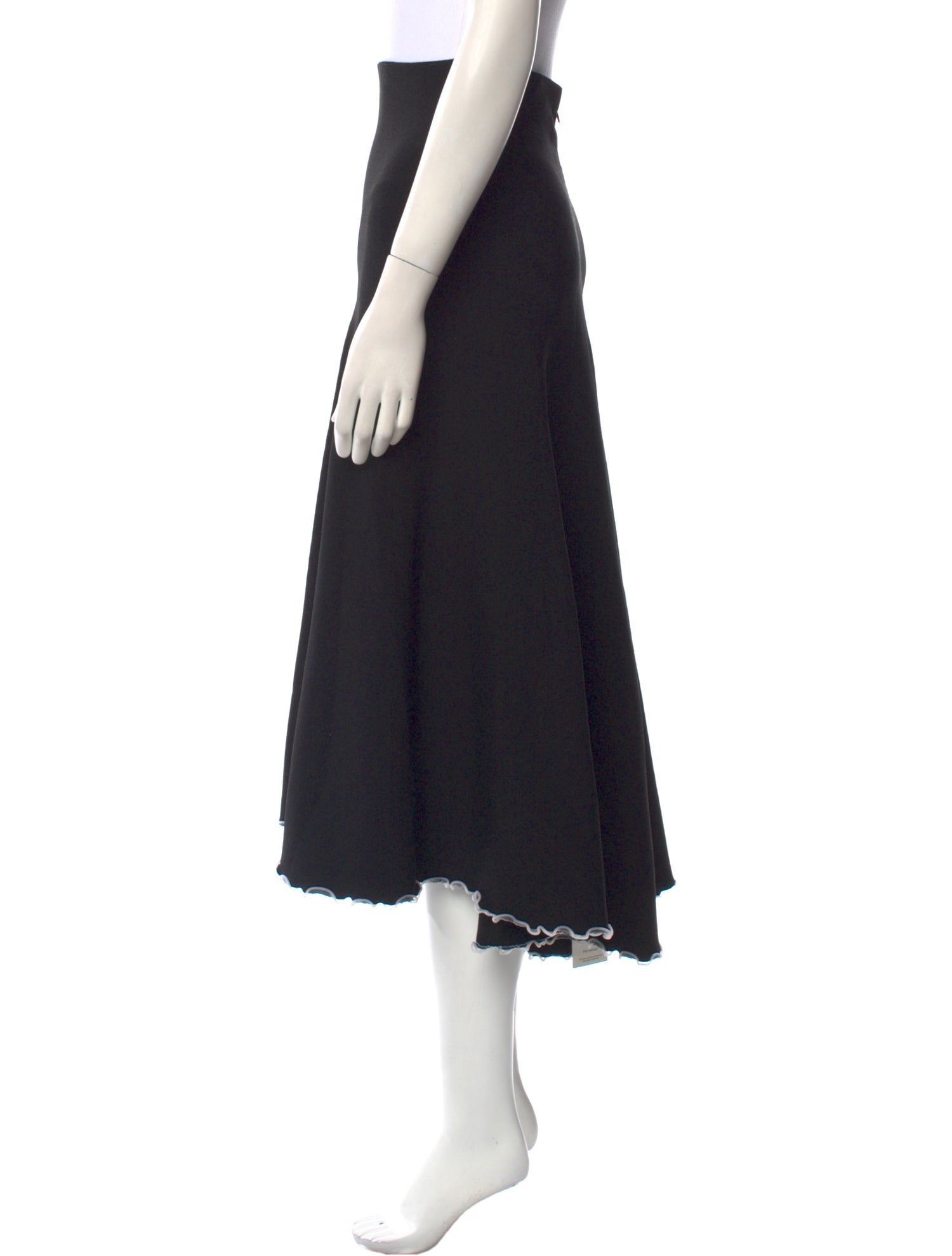 Proenza Schouler Mesh Accents Knee-Length Skirt