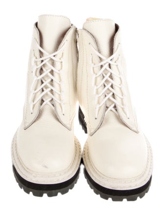 Proenza Schouler Leather Combat Boots
