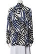 Proenza Schouler Silk Printed Button-Up Top