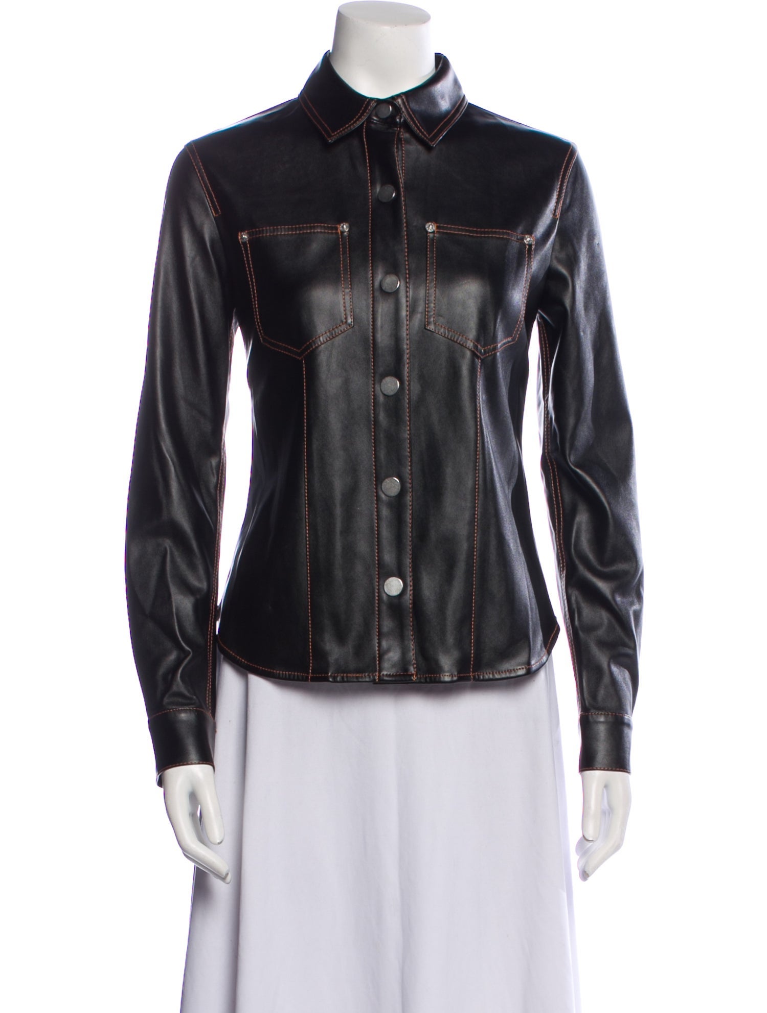 Proenza Schouler Faux Leather Biker Jacket
