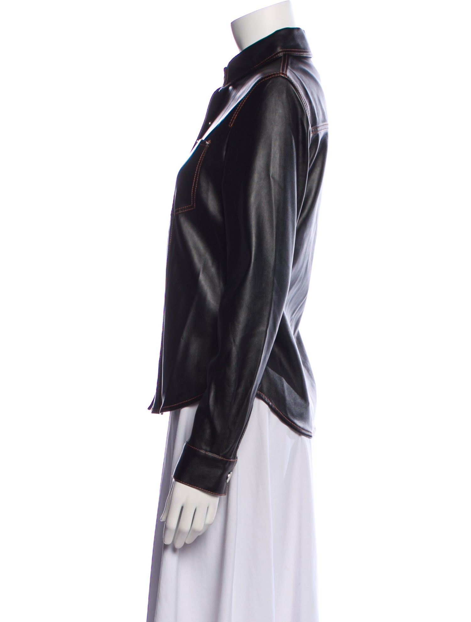 Proenza Schouler Faux Leather Biker Jacket