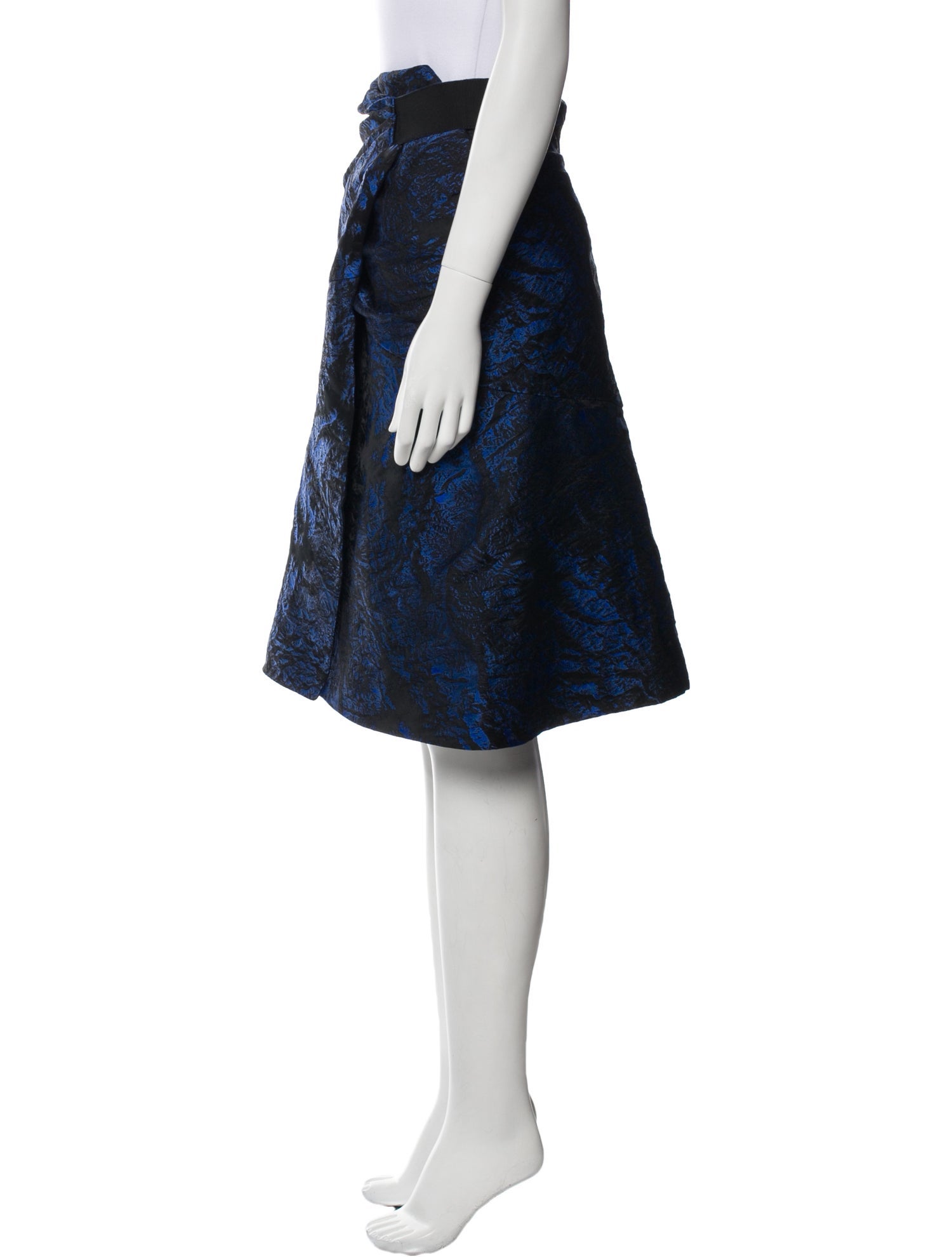 Proenza Schouler Tie-Dye Print Knee-Length Skirt