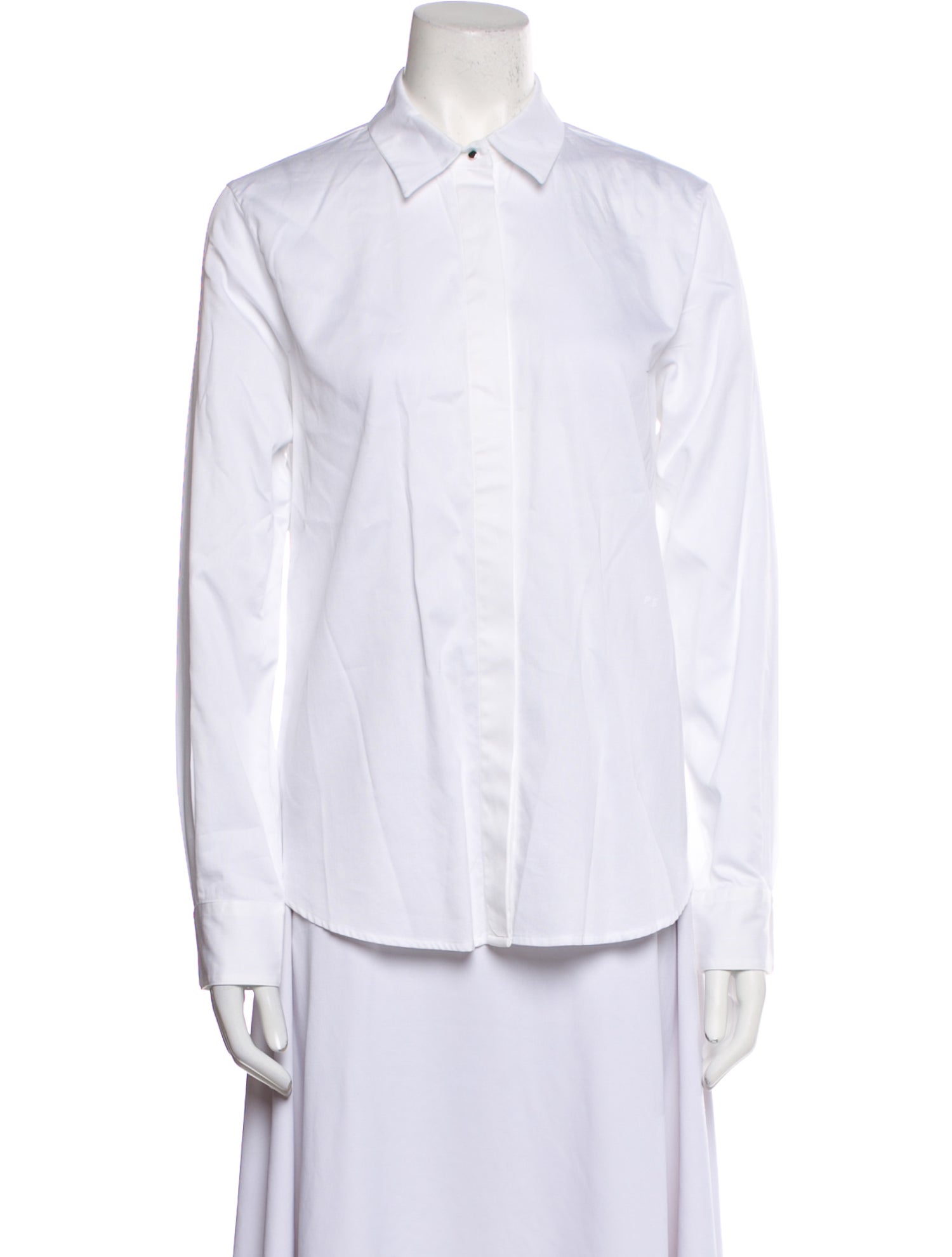 Proenza Schouler Long Sleeve Button-Up Top