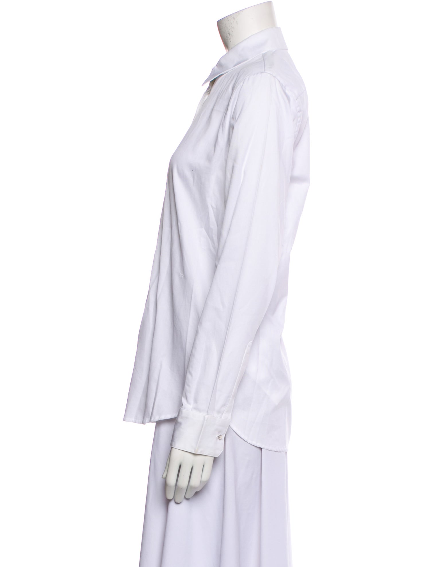 Proenza Schouler Long Sleeve Button-Up Top