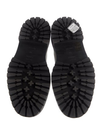 Proenza Schouler Leather Cutout Accent Loafers