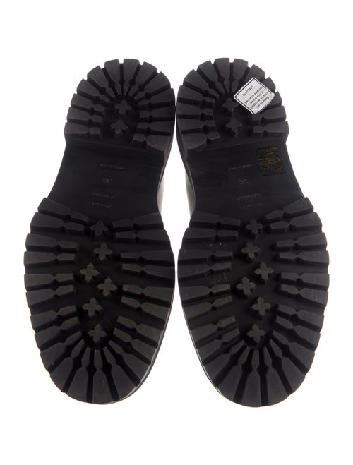 Proenza Schouler Leather Cutout Accent Loafers