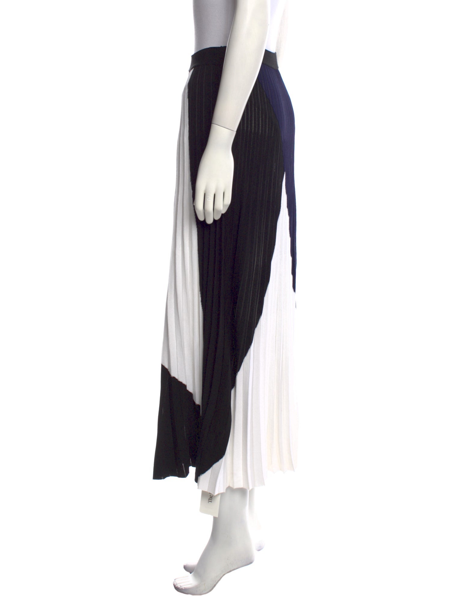 Proenza Schouler Striped Midi Length Skirt