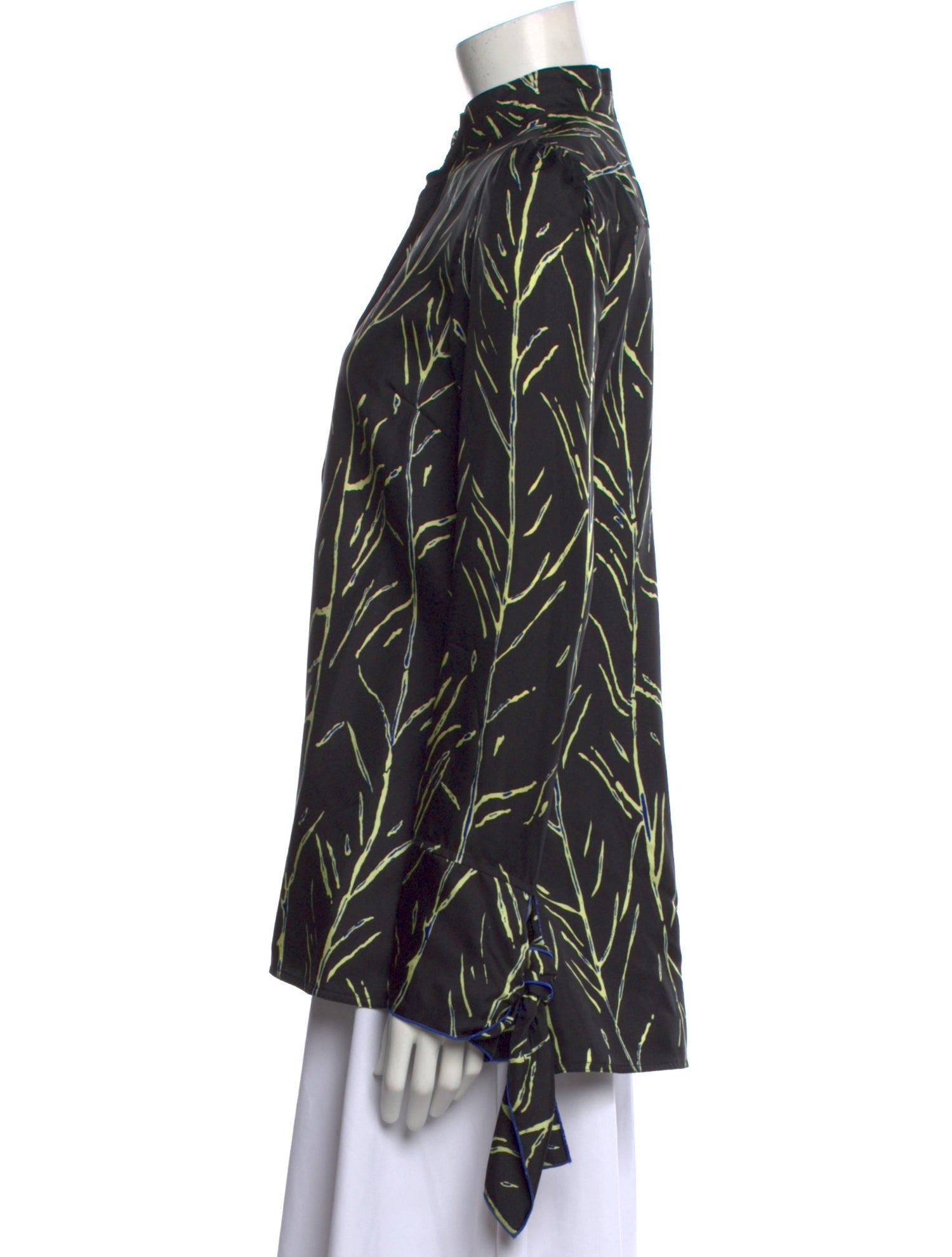 Proenza Schouler Silk Printed Blouse