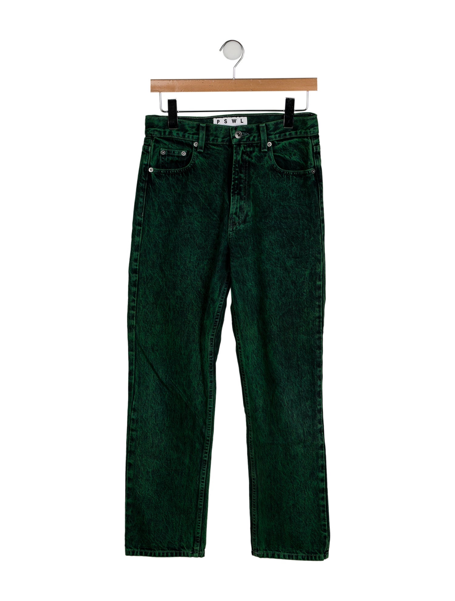 Proenza Schouler High-Rise Straight Leg Jeans