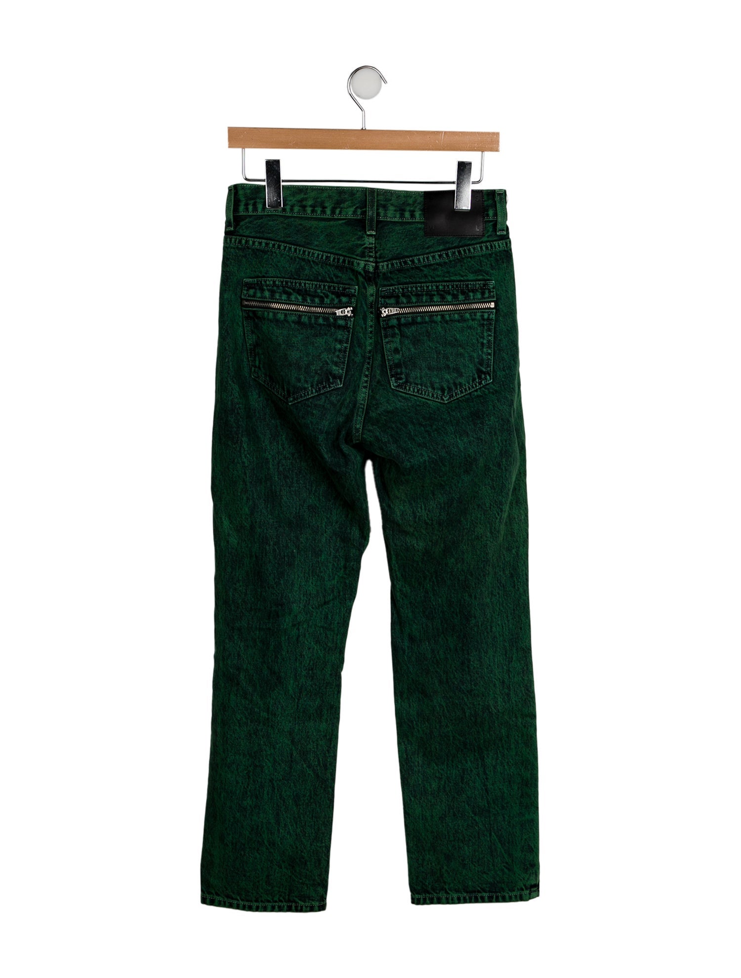 Proenza Schouler High-Rise Straight Leg Jeans