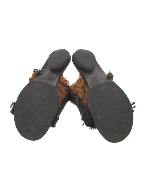 Proenza Schouler Leather Printed Slides