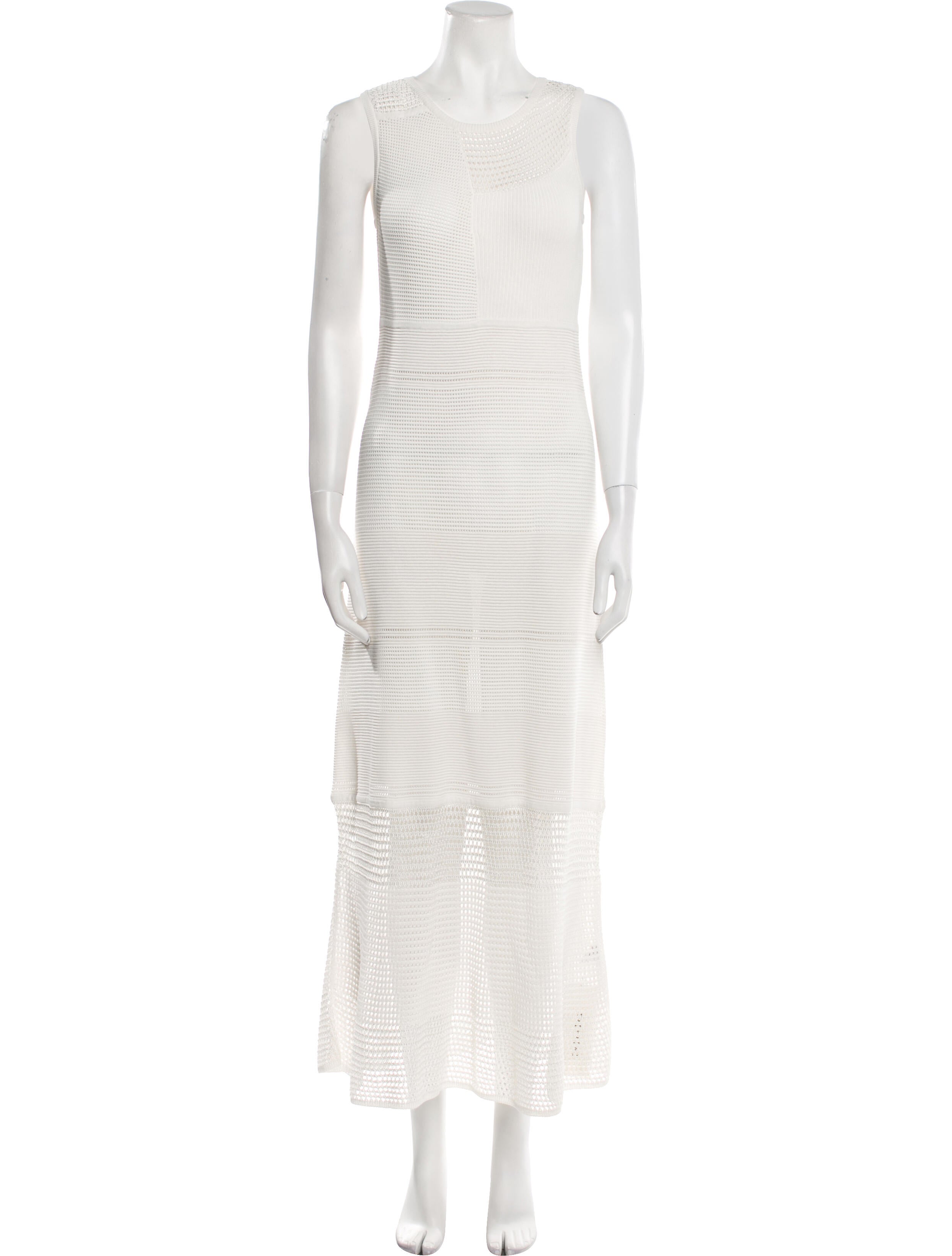 Proenza Schouler Scoop Neck Long Dress